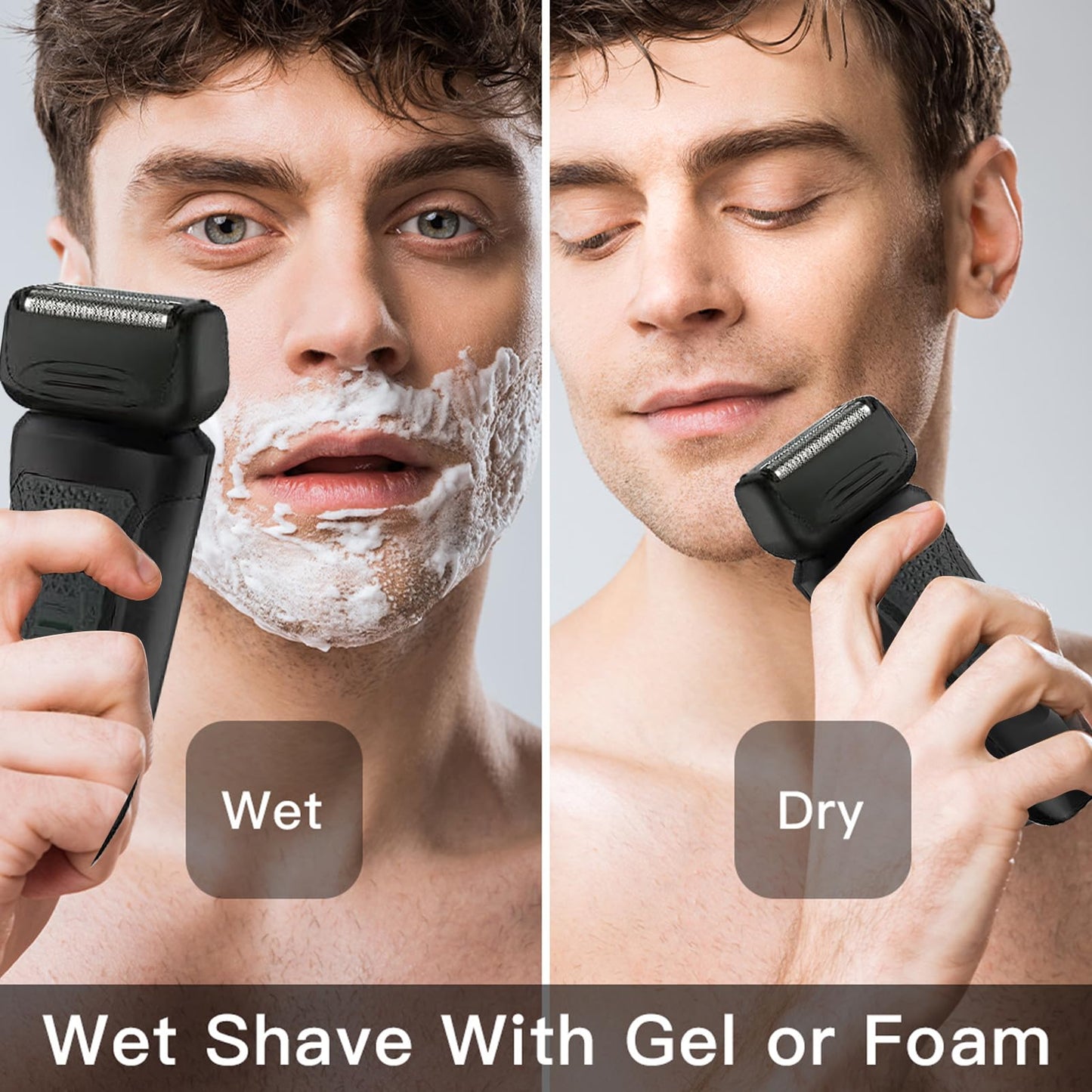 Shaver Replacement Head Compatible with Remington Foil Shaver PF7400, PF7500, and PF7600 Models (Black(3PCS))