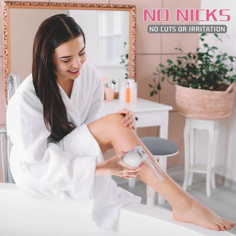 Electric Razors for Women Legs: Rechargeable Body Shaver - Wet Dry Waterproof Hair Remover - Trimmer for Lady Face Arms Public