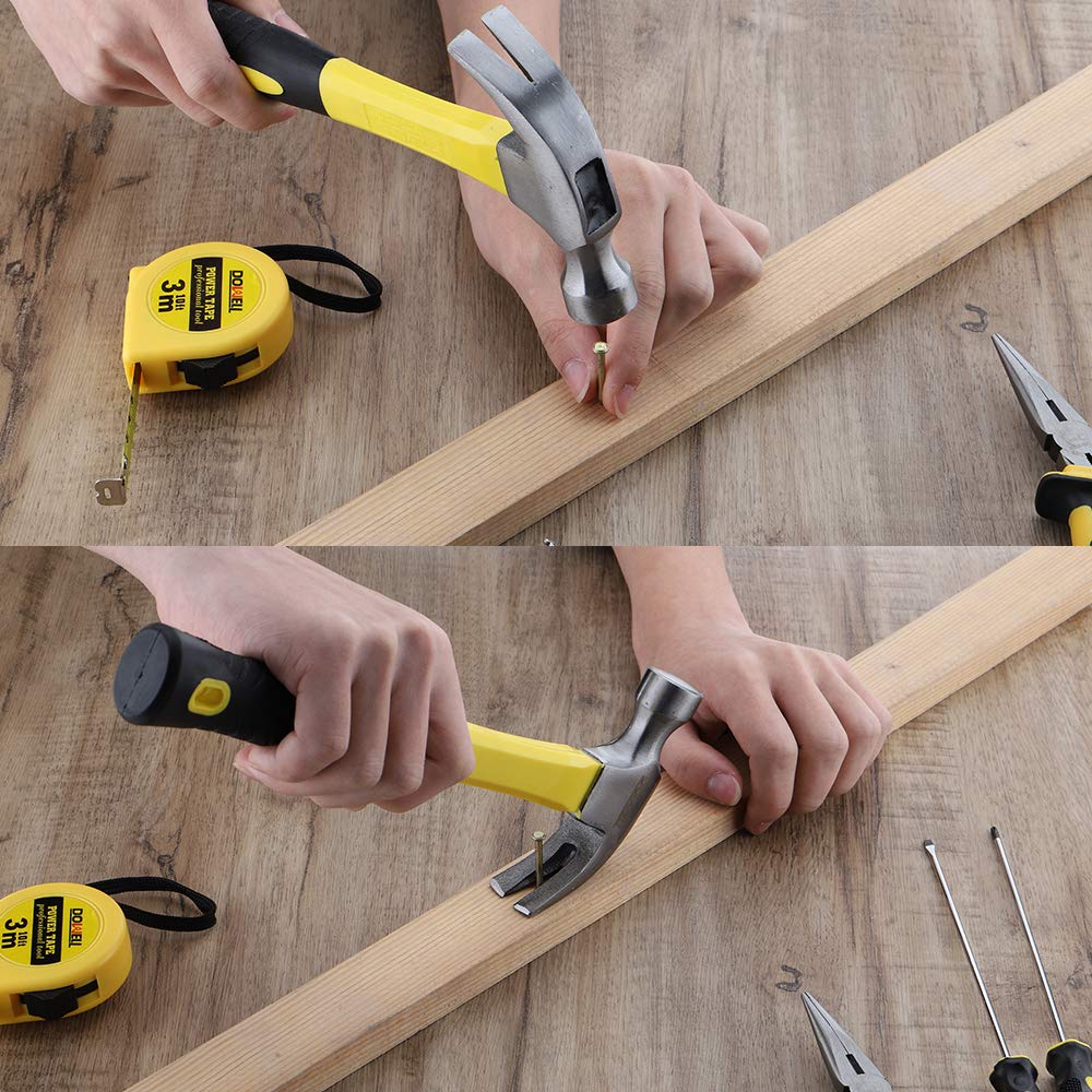 DOWELL 24 Pieces Homeowner Tool Set, Home Repair Hand Tool Kit with Portable Tool Bag