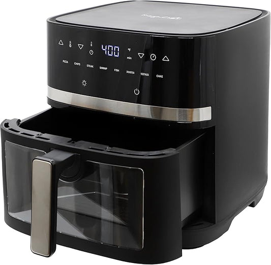 MegaChef 8.5 Quart Digital Electric 1700W Adjustable Temperature Air Fryer, Countertop Fryer, Kitchen Appliance (8.5 Quart)