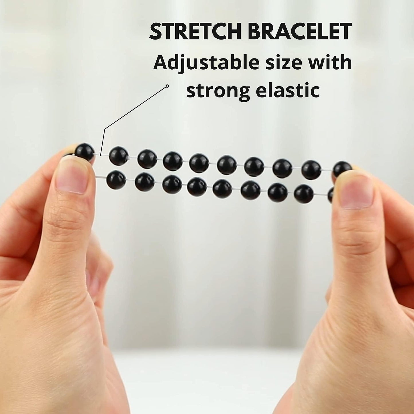 Crgwxzl 3pcs Triple Protection Bracelet, Genuine Tigers Eye Black Obsidian and Hematite 8mm Beads Bracelet for Men Women, Crystal Jewelry Stone Bracelets for Men Bring Luck Prosperity