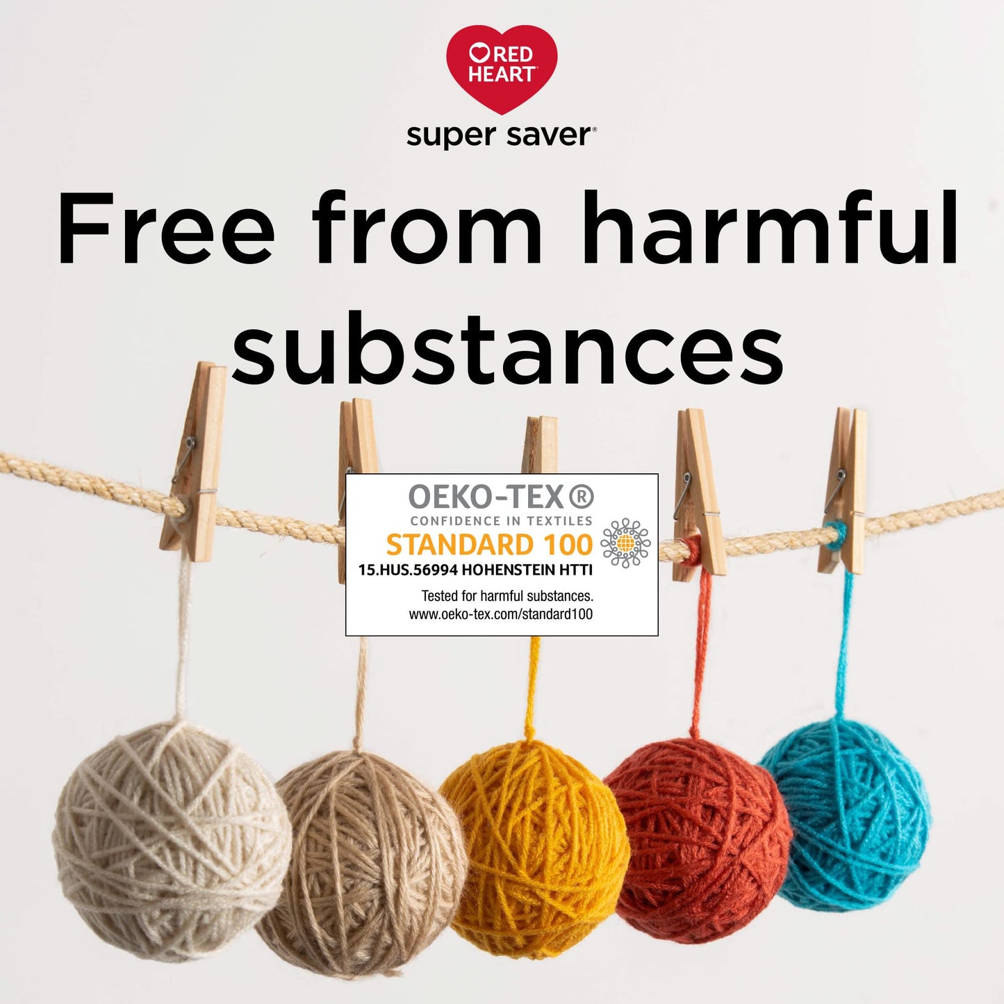 Red Heart Super Saver Jumbo Neon Stripe Yarn - 2 Pack of 283g/14oz - Acrylic - 4 Medium (Worsted) - 482 Yards - Knitting/Crochet