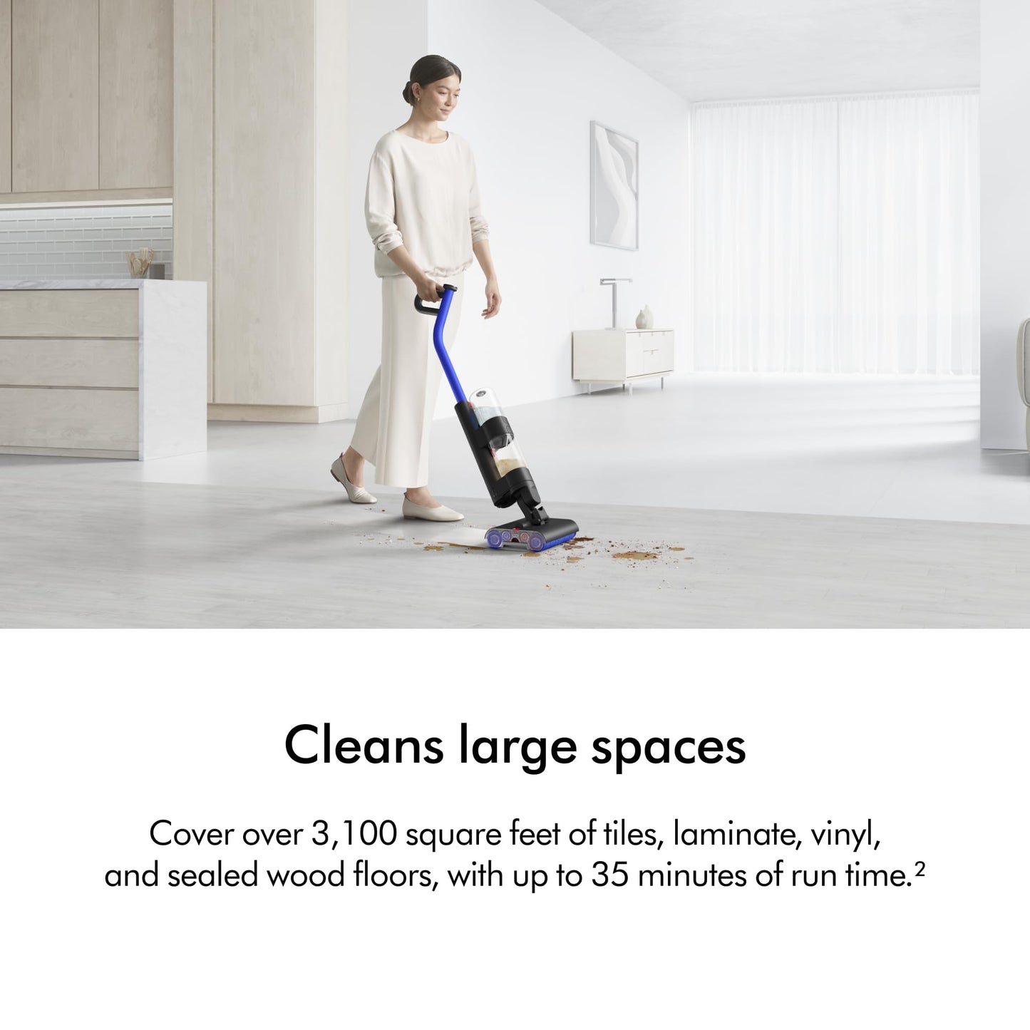 Dyson WashG1 Wet Cleaner (Matte Black/Ultra Blue)