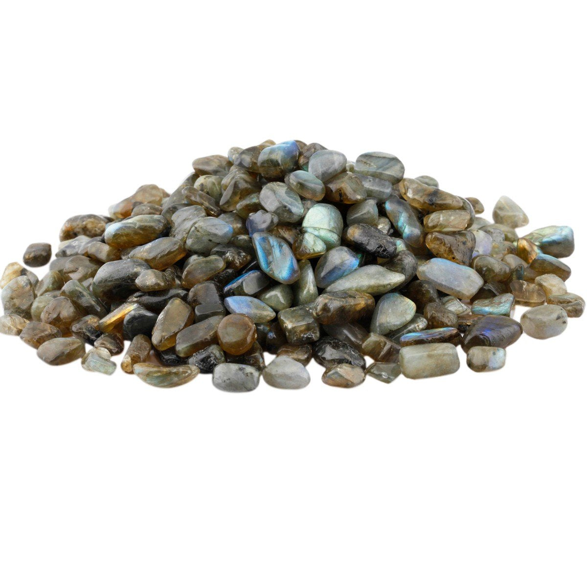 rockcloud 1 lb Labradorite Small Tumbled Chips Crushed Stone Healing Reiki Crystal Jewelry Making Home Decoration