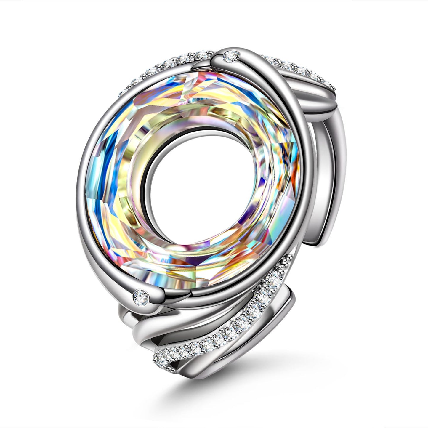 Kate Lynn Phoenix Rings for Women Adjustable Cocktail Ring Crystal Jewelry, Birthday Gifts for Women Christmas Mothers Day Gifts for Mom Wife Grandma Unique Lady Gift