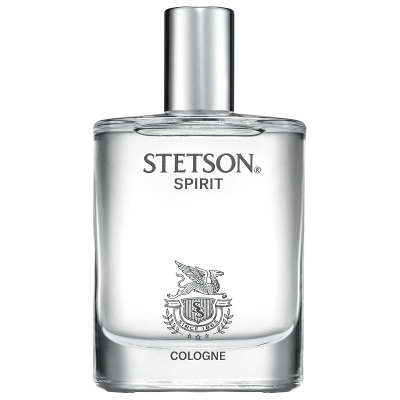 Stetson Spirit - Cologne Spray for Men - Woody, Earthy, and Casual Aroma with Fragrance Notes of Mandarin Leaf, Clary Sage, and Warm Amber- 1.7 Fl Oz