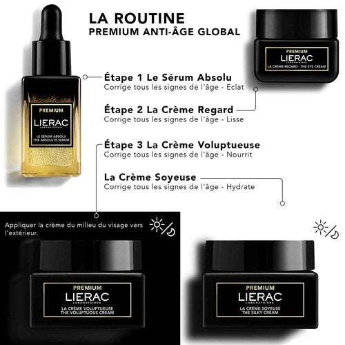 Lierac The Voluptuous Face Cream - Wrinkle-Minimizing Face Moisturizer Cream for Woman, Fine Lines, Hydrating, Corrects All the Signs of Aging with Niacinamide & Hyaluronic Acid, Sensitive Skin - 50ml