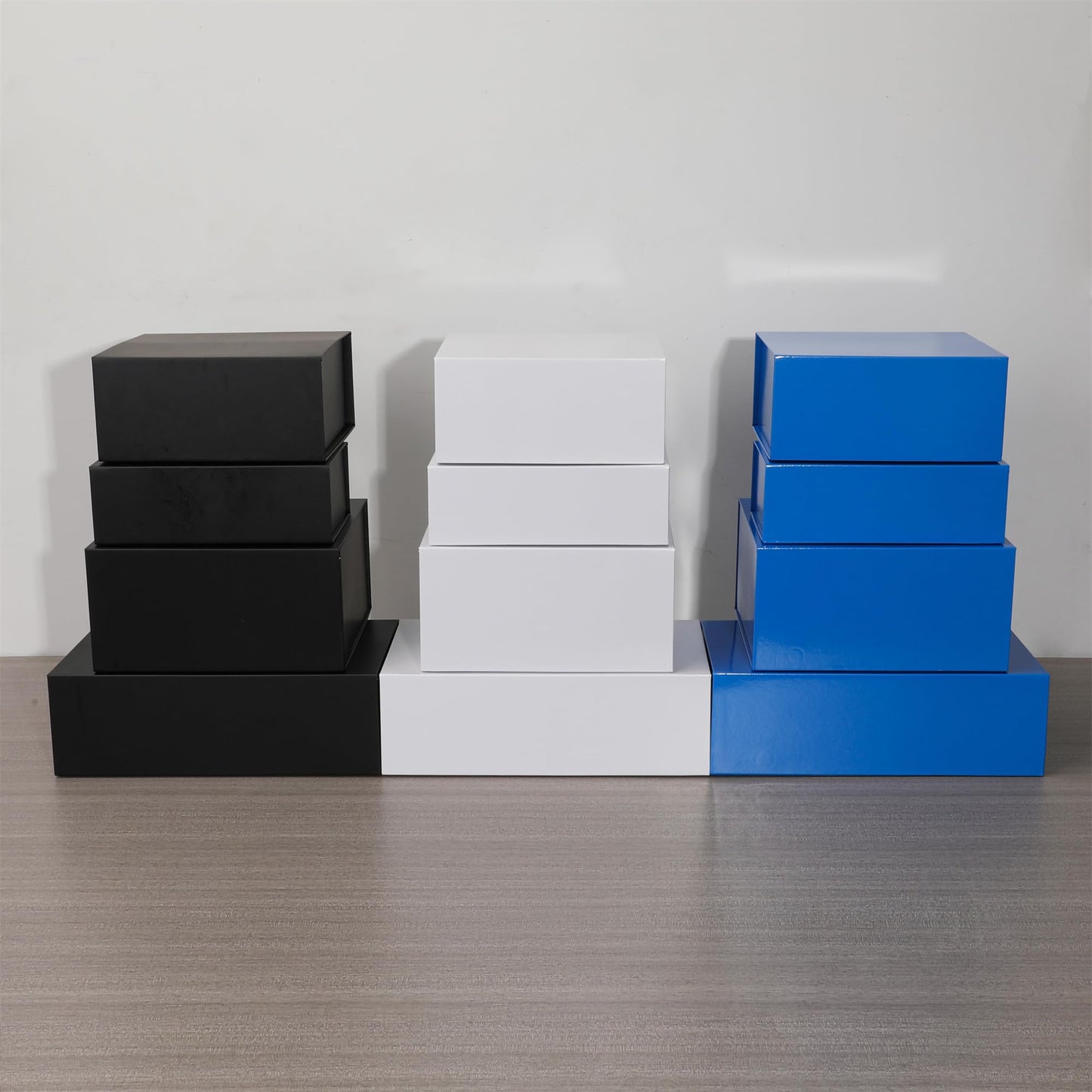 MUMUPACK 15 Pack Magnetic Gift Box With Lid 10x10x5,Black Gift Boxes Bulk,Luxury Bridesmaid Proposal Box,Small Magnetic Closure Box Boxes For Presents,Wedding,Business