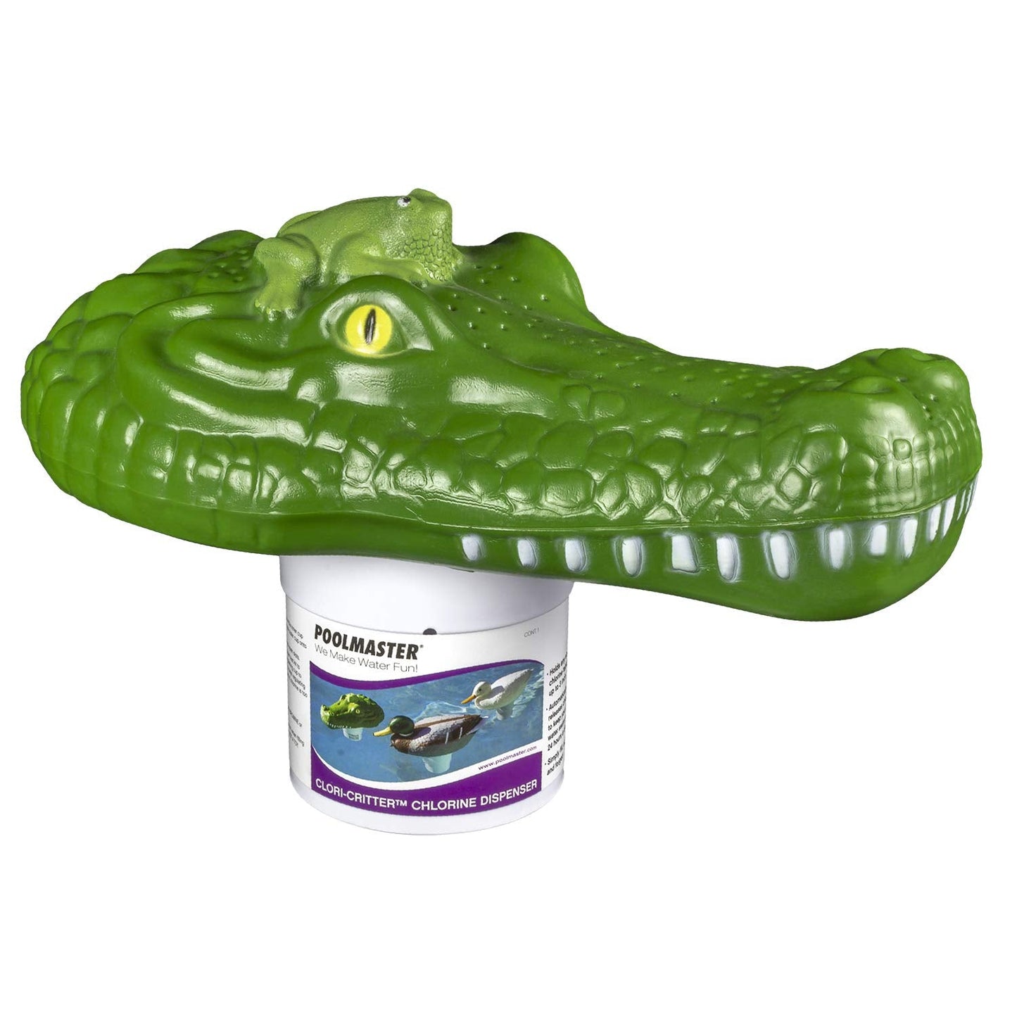 Poolmaster Adjustable Chlorine Dispenser for Swimming Pools and Spas, Alligator