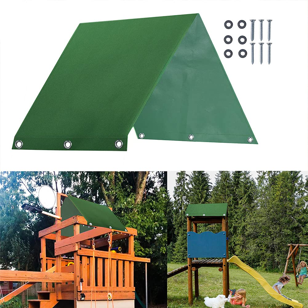 43"x90" Swing Canopy Replacement – Waterproof & Snow Proof Outdoor Playset Cover | Sunshade for Playground & Swingset Slide – Weather-Resistant for Outdoor Families