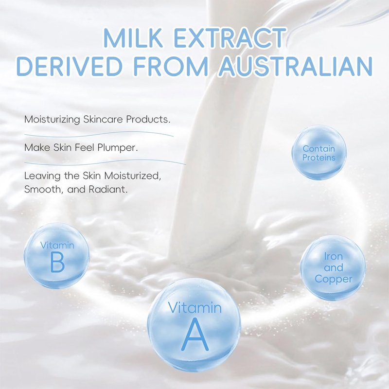 Complete 13PCS Milk Skincare Set for Kids & Teens | Gentle Face Care Kit for Ages 8-12