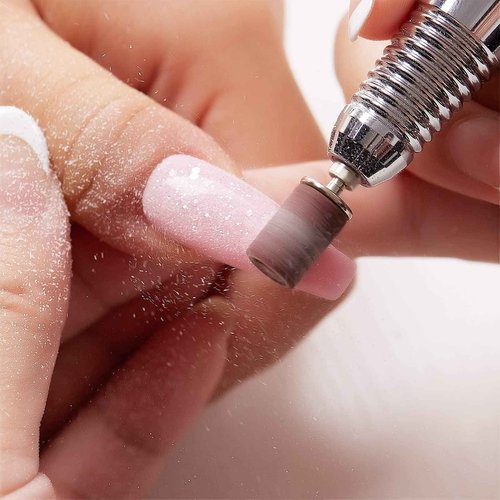 Makartt Nail Drill Professional 35000RPM Electric Nail File Machine, Genesie Nail Efile Bundle with Nail Drill Bits Sanding Bands for Nail Drill #80#150#240 Grits 300Pcs Nail File Sanding Bands