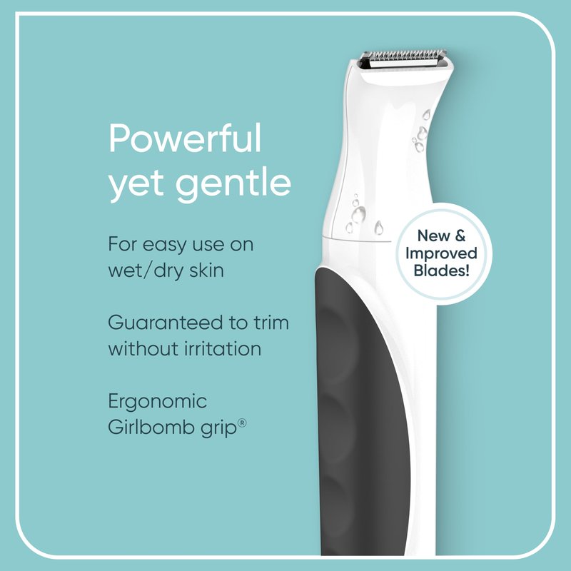 Conair GIRLBOMB Bikini Trimmer for Women | Trimmer for Women | Electric Shaver Set for Women | Wet/Dry | Lithium Ion Rechargeable