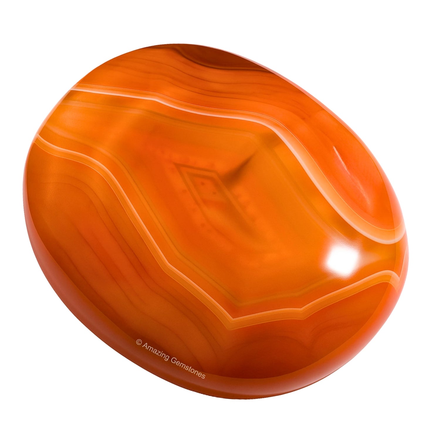 Amazing Gemstone Carnelian Crystals and Healing Stones - Large Palm Stone Crystals Piedra - Crystal for Good Luck, Balanced Positive Energy, Meditation - Unique Stocking Stuffers, Gifts for Women, Men
