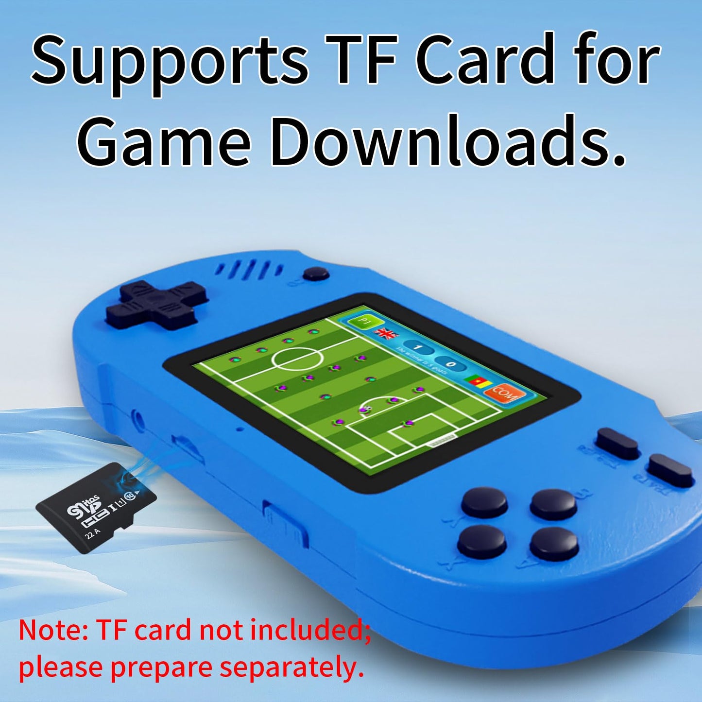 Damcoola Handheld Game Console for Kids– A fun toy for both kids and adults! This console features a 3.0-inch screen and comes preloaded with 300 classic games. Perfect as a birthday gift for children