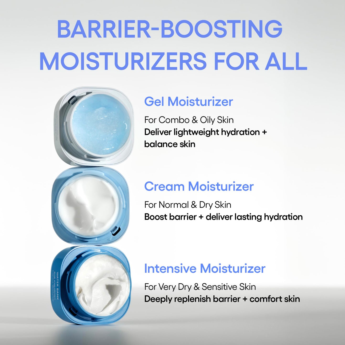 LANEIGE Water Bank Blue Hyaluronic Gel Moisturizer: Lightweight Hydrating Face Gel with Mint Extract, Hypoallergenic & Dermatologist-Tested