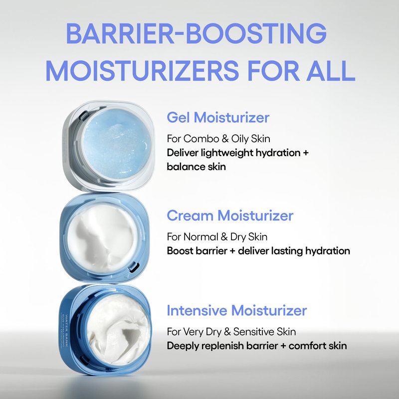 LANEIGE Water Bank Blue Hyaluronic Intensive Moisturizer Mini: Hydrating Face Cream for Very Dry Skin with Squalane & Peptide for Skin Barrier Support, Dermatologist-Tested