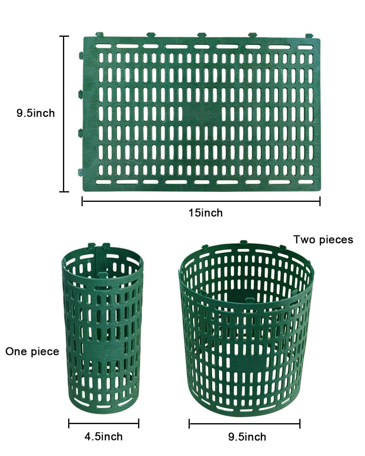 Tree Trunk Protectors Tree Bark Protectors - Splicable Tree Trunk Protector Guard Breathable Tree Protectors for Wildlife Protection (8)