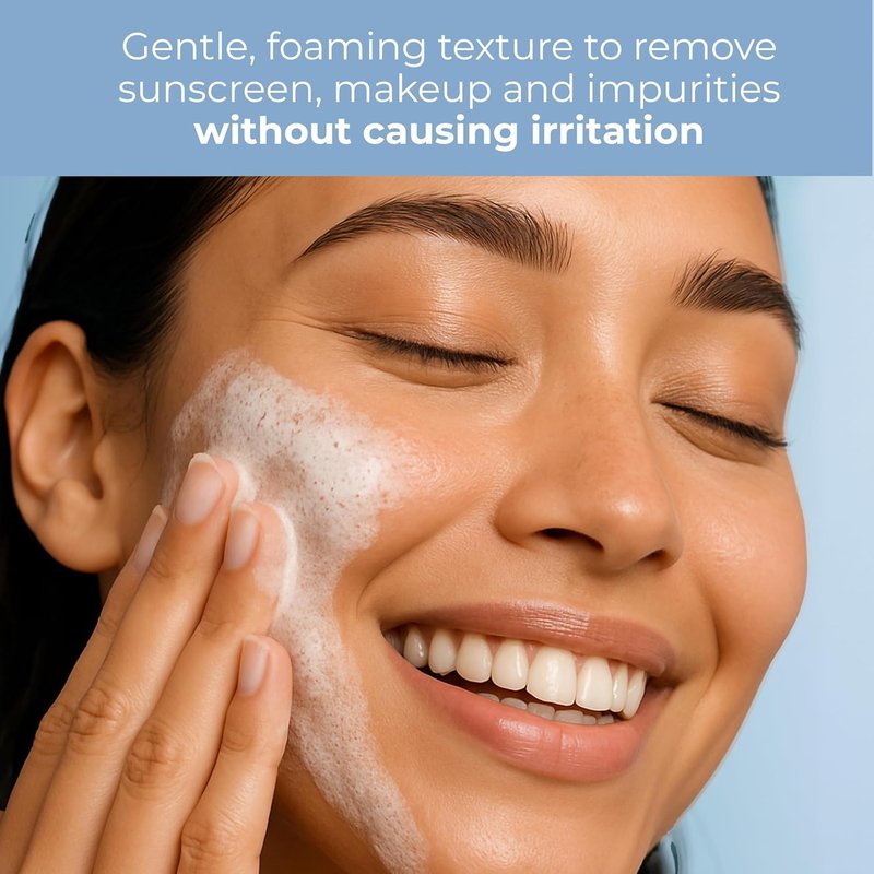 EltaMD Skin Recovery Amino Acid Foaming Facial Cleanser - Gentle Face Wash for Sensitive & Post-Procedure Skin