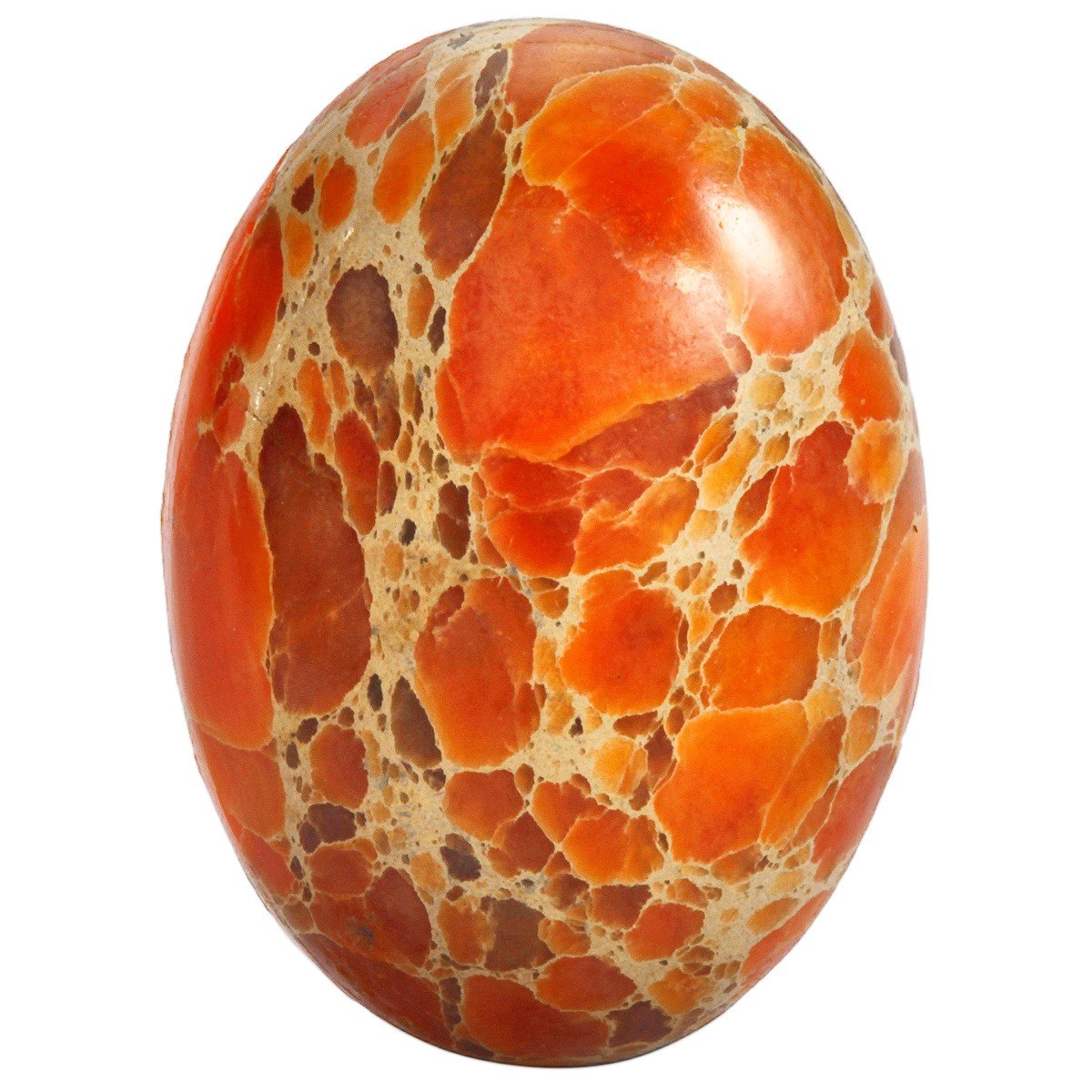 rockcloud 18x25mm Oval Cabochon Flatback Semi-precious Stones Sea Sediment Jasper for Jewelry Making Pack of 5