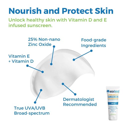 Waxhead Zinc Oxide Sunscreen Bundle — SPF 30 Face Stick (White, 3.7 oz) + SPF 35 Body Cream (4 oz) | 25% Non-Nano Zinc | Mineral, Reef-Friendly, Water-Resistant | Kids, Sensitive Skin, Sport & Tattoos