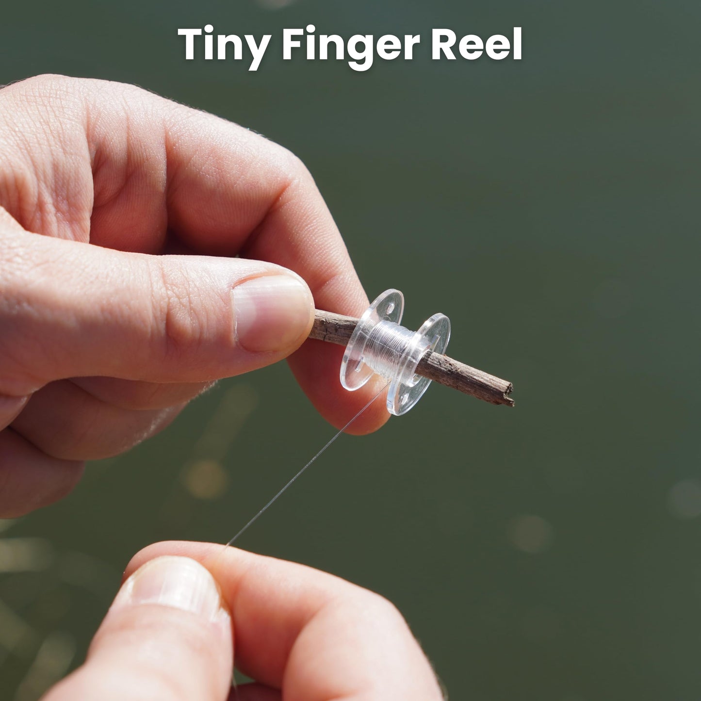 TinTackle Pro – Compact Survival Fishing Kit with Mini Finger Reel | Ultralight Emergency Fishing Gear for Camping, Hiking & Outdoor Survival