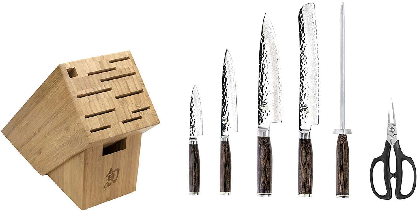 Shun Premier 7 Pc Essential Knife Block Set