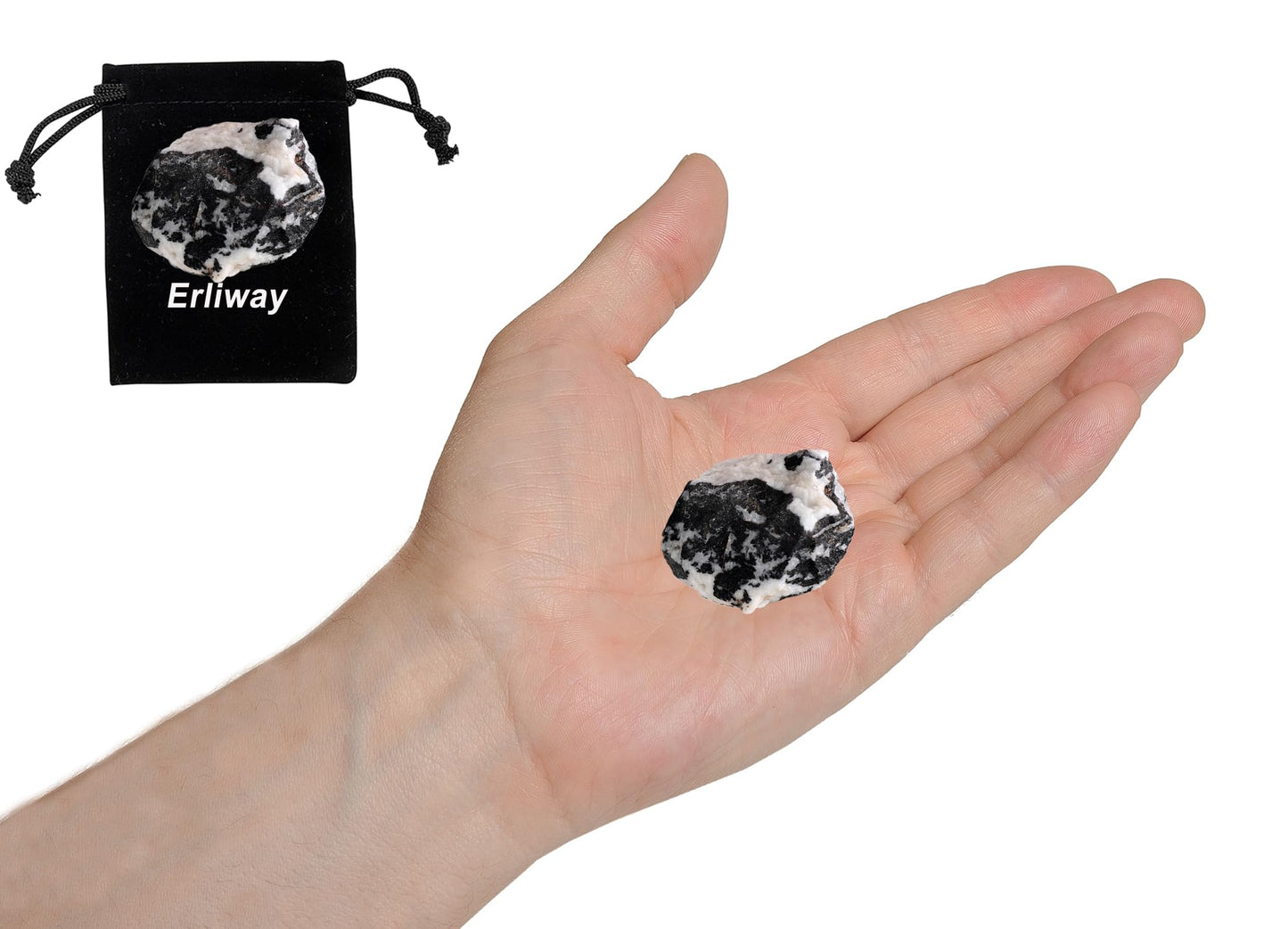 Zebra Onyx Raw Crystals, Large 1.25-2.0" Healing Crystals Natural Rough Stones Crystal for Tumbling, Cabbing, Fountain Rocks, Decoration, Polishing, Wire Wrapping, Wicca & Reiki