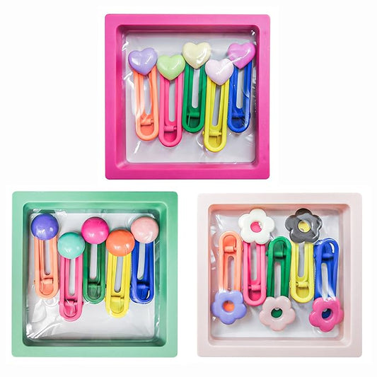 15PCS Hair Accessories for Girls Little Girl Hair Clips Barrettes for Baby Toddler Teens Women Kids Cute Candy Colorful Flower Gift for 4-12 Ages (Hair Accessories for Girls)