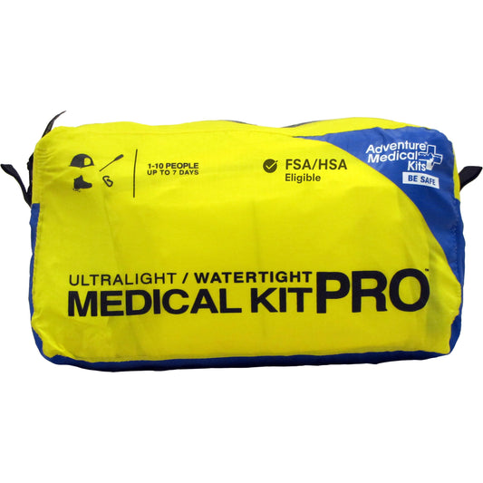 Adventure Medical Kits Ultralight & Watertight Medical Kit Pro - Emergency First Aid Kit with Laerdal CPR Mask, Irrigation Syringe, Wound Closure Strips & More