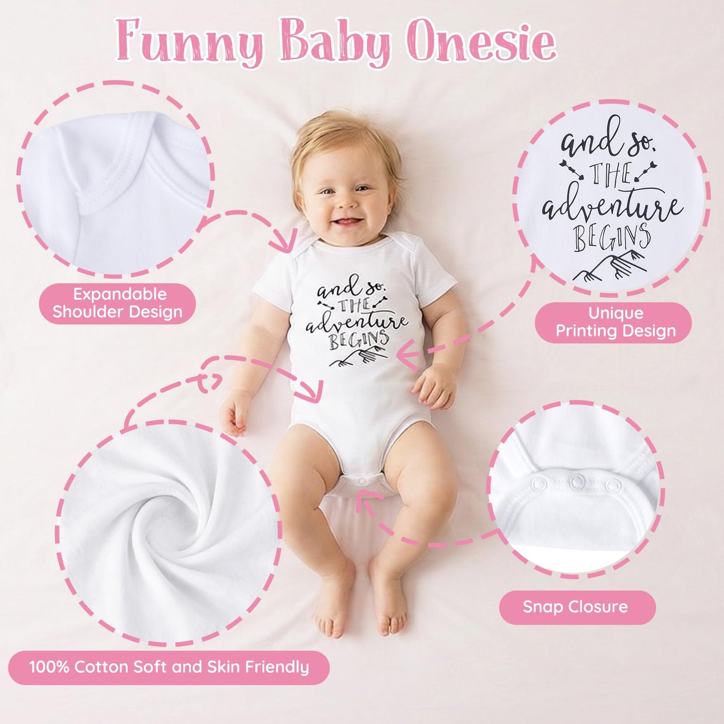 Baby Girl Gift Set - 12 Pcs Newborn Essentials with Bunny Lovey, 100% Cotton Onesie, Milestone Sign & Photo Frame - Unique Carriage Storage Box, Ready-to-Gift Baby Shower Gifts for Newborn Girls