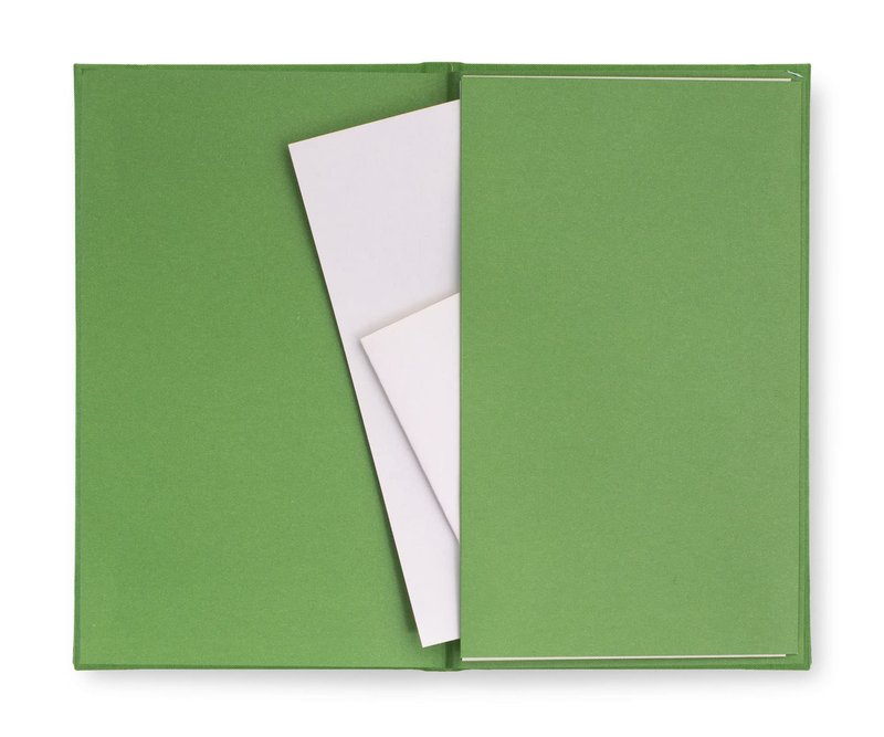 kate spade new york Take Note Large Notebook Journal, Green Cloth Hardcover Journal, Diary Includes 168 Lined Pages, Dragonfly Flight