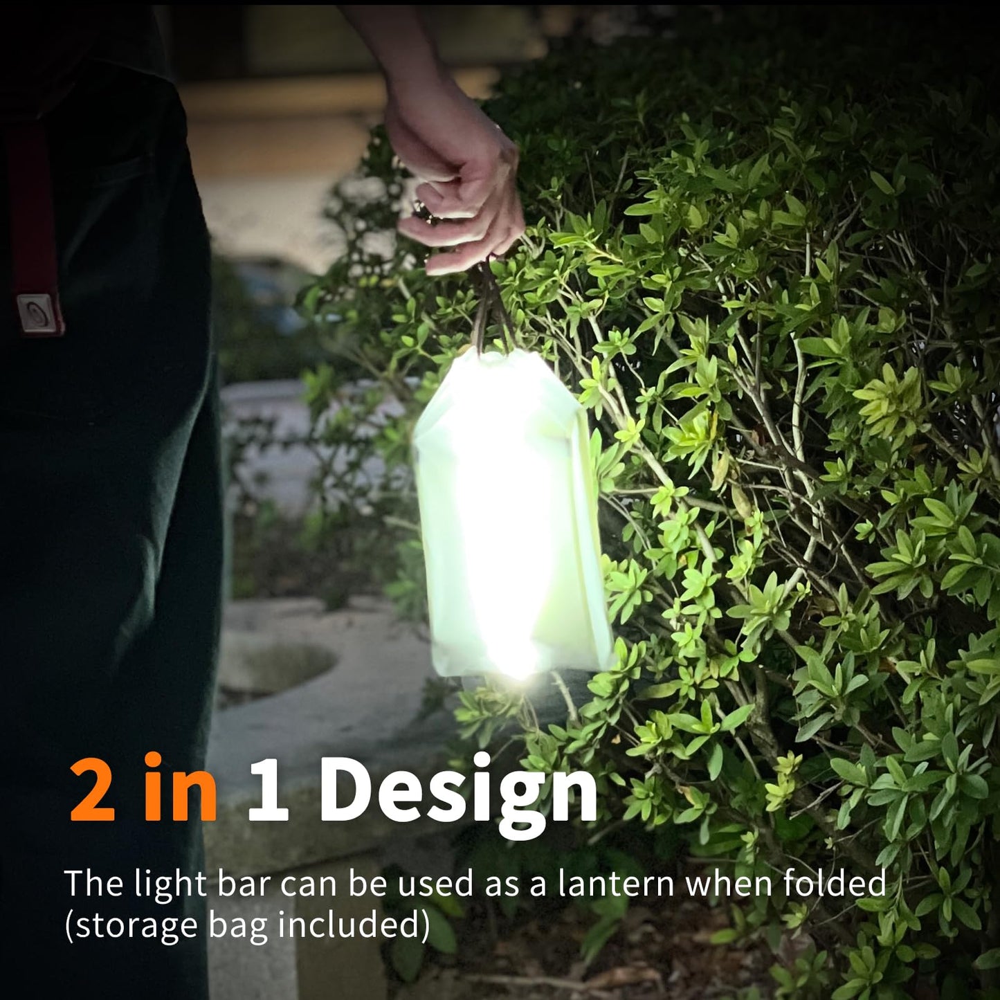 ZTARX Inflatable Solar Camping Lantern,USB Rechargeable,4 Lighting Modes,IP66 Waterproof,Portable and Lightweight Tent Light 86cm
