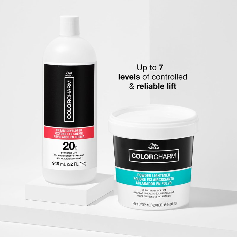 COLORCHARM Cream Hair Color Developer | 30 Volume | For Optimal Gray Blending and Rich Multi-Dimensional End Results | 32 Fl Oz