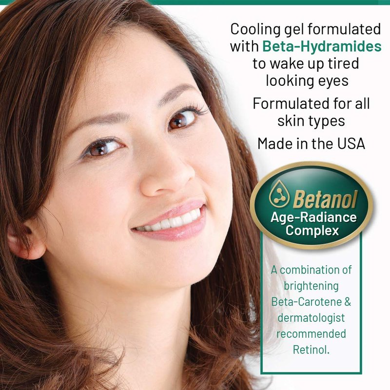 40 Carrots Carrot & Cucumber Eye Gel with Retinol for All Skin Types - Smooths Fine Lines & Reduces Wrinkles, Crow's Feet, Dark Circles, Under Eye Bags | Paraben Free (0.5 fl oz) (Pack of 2)