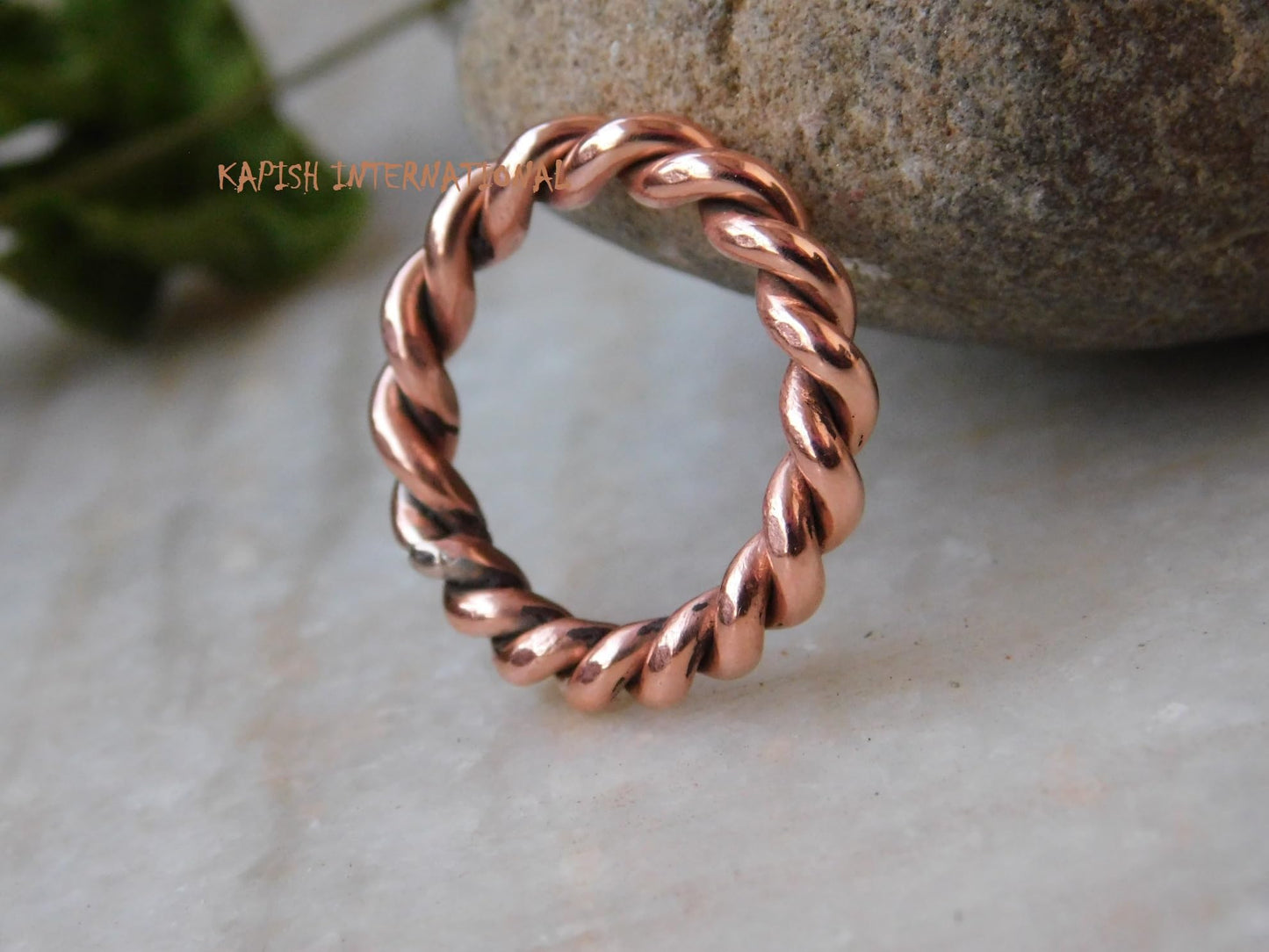 Generic Pure copper tensor rings twisted, Simple ring, Tensor Rings Twist Ring Jewelry, Solid Copper Twisted ring for Men and Women, Jewelry for Unisex, (7)