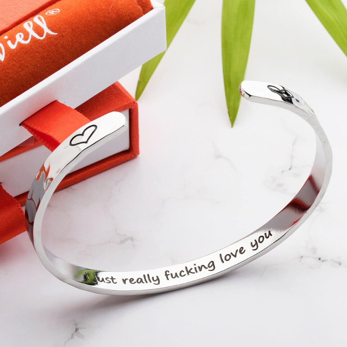 Carviell Love Bracelet, Gifts for Friend, for Wife, Girlfriend, I Love You Gift for Her, Birthday Present from Husband, Sister, Lady, Lover, Gal, Mistress, Ladylove, Inamorata Jewelry
