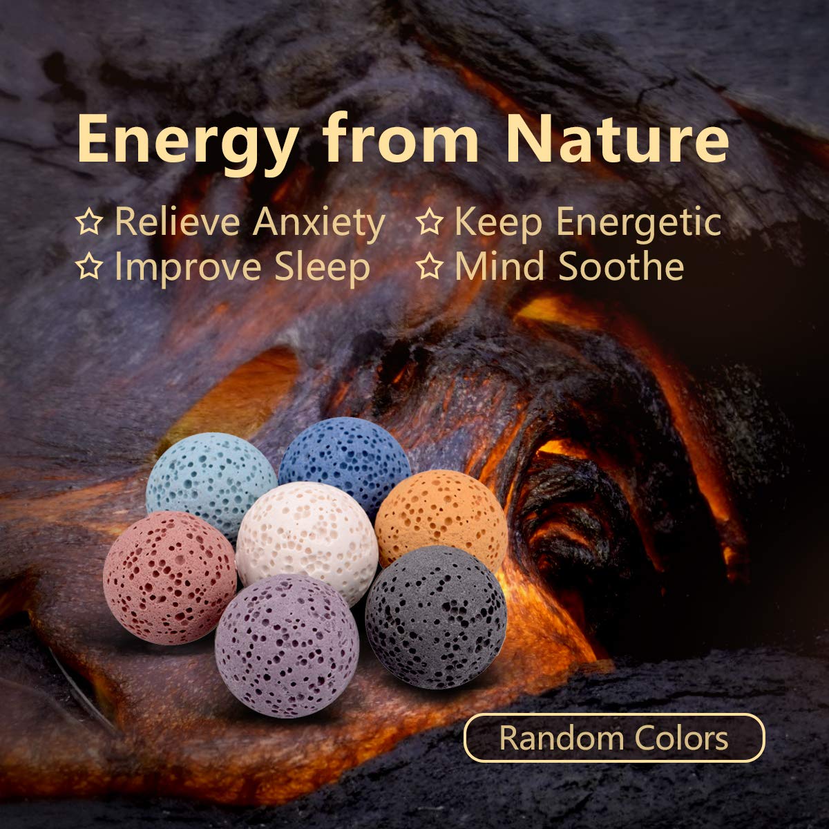 INFUSEU Owl Necklaces for Women Aromatherapy Essential Oil Diffuser Jewelry Lava Rock Stone Pendant Spiritual Animal Items Unique Aroma Perfume Gifts for Owl Lovers Meditation Yoga