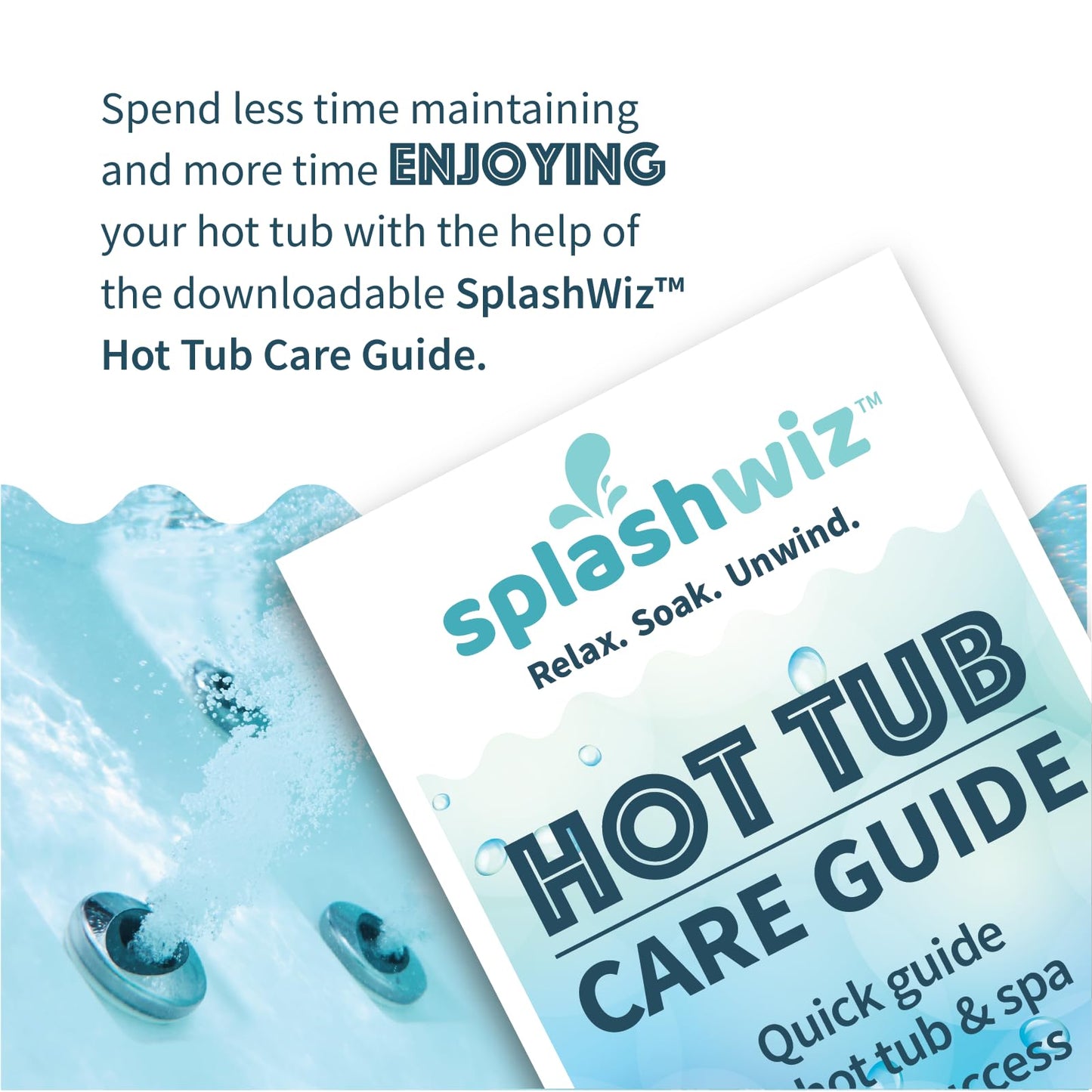 ProTeam Spa Di-Chlor - Hot Tub Chlorine for Hot Tubs and Spa Sanitizer for Hot Tub with SplashWiz Hot Tub Chemicals Care Guide - Made in USA (4 lb)