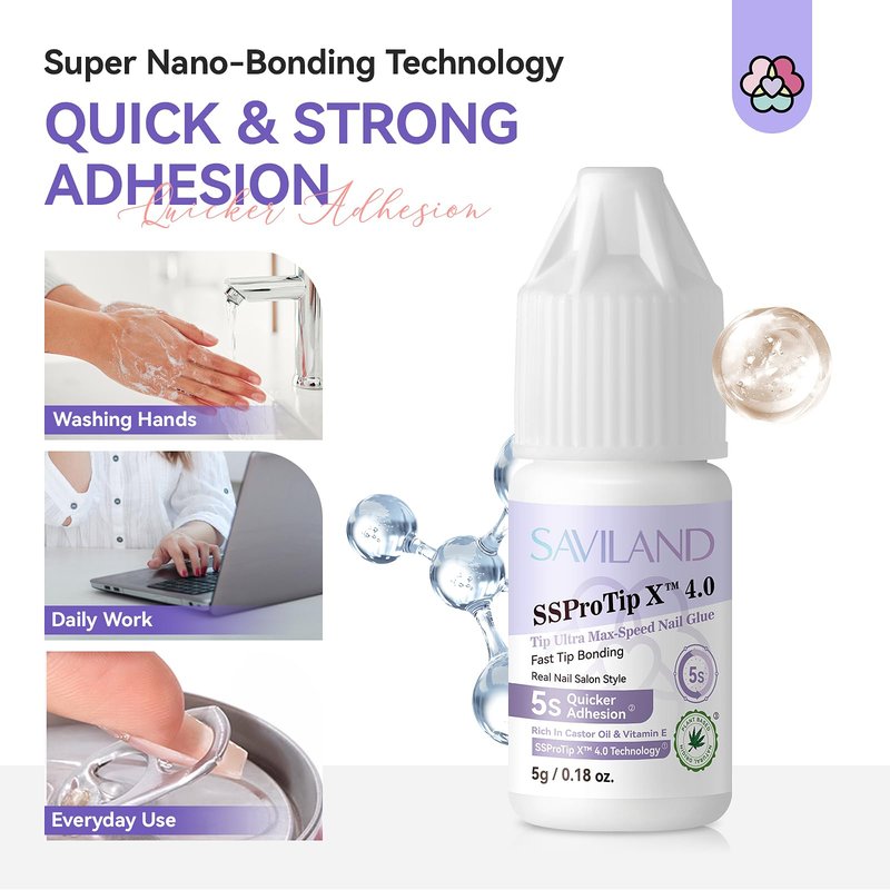 Saviland Acrylic Nail Kit for Beginners Practice: Keratin Acrylic Powder Monomer Liquid Brush Clippers Nail Lamp Complete Tools Everything 100 Nail Tips Home Starters