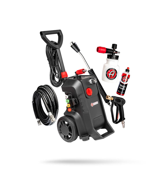 Adam's Pressure Washer 3.0 (Complete Kit) - Powerful Car Washing Pressure Sprayer, Includes Snub Nose with Swivel, Extension Wand, Premium Foam Cannon & 16oz Mega Foam Shampoo| 1260 PSI & 1.6 GPM