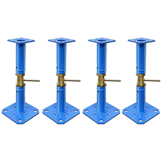 Adjustable House Jacks for Leveling - Q355B Carbon Steel Floor Jack, 11.5-20inch Bidirectional Thread Adjustable Jack with 10000lb Load Capacity for Attic, Roof Beam & Stair Platform, Rust Proof