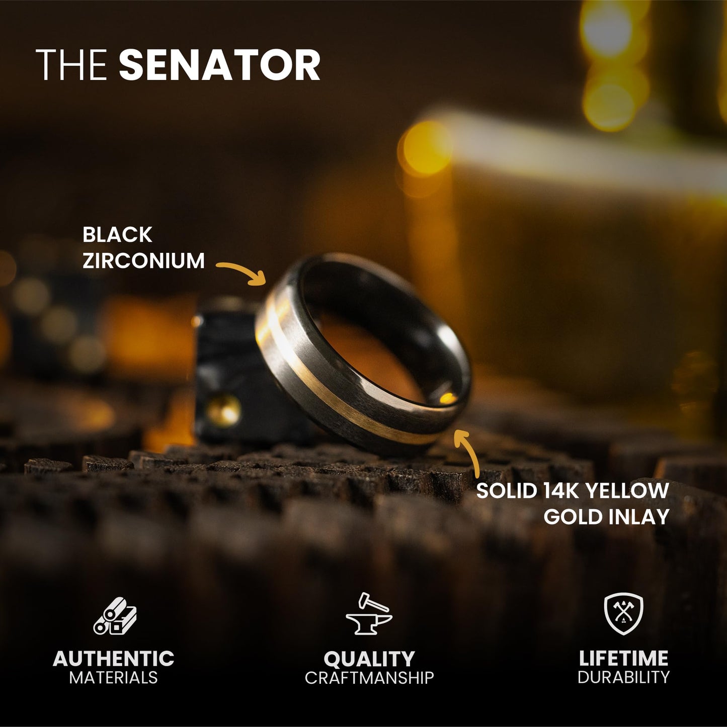Manly Bands The Senator - Size 10