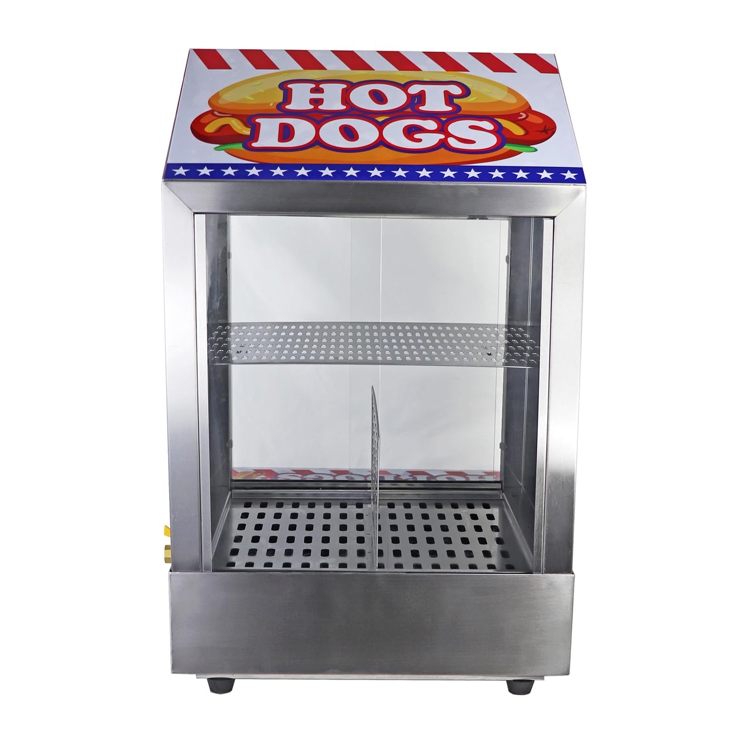 Commercial Hot Dog Steamer With Bun Warmer Hot Dog Machine 2 Tiers Sausage Heater For Parties (Big(Hot Dog Bun Steamer))