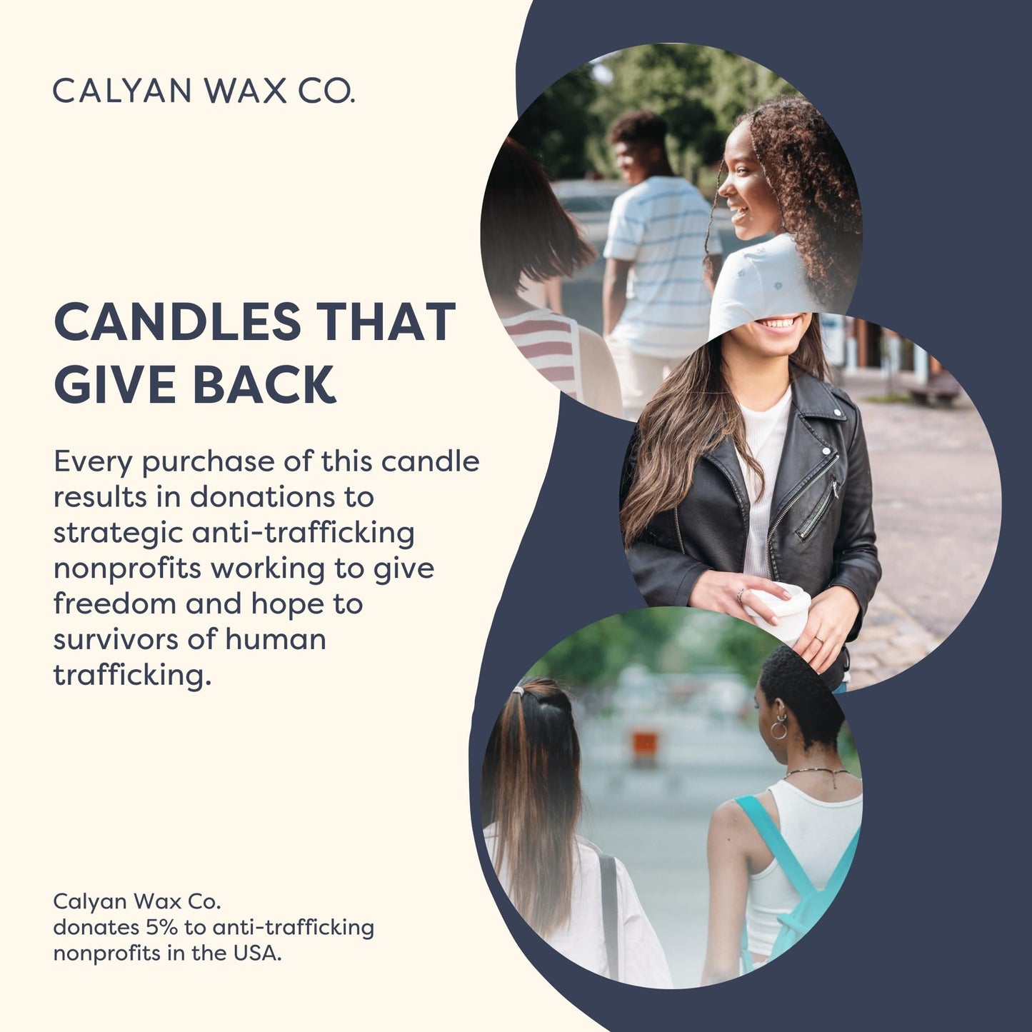 Calyan Wax Co. Vetiver & Tonka Scented Candle - 75 Hour Burn - Luxury Clean Soy Wax Candles - Long Lasting Black Tumbler Jar Candle for Home - 10.2oz
