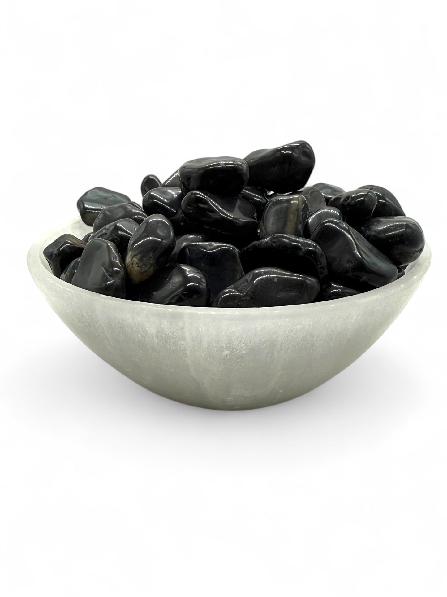 Pachamama Essentials Black Onyx Tumbled - Healing Stone - 20-25mm (1)