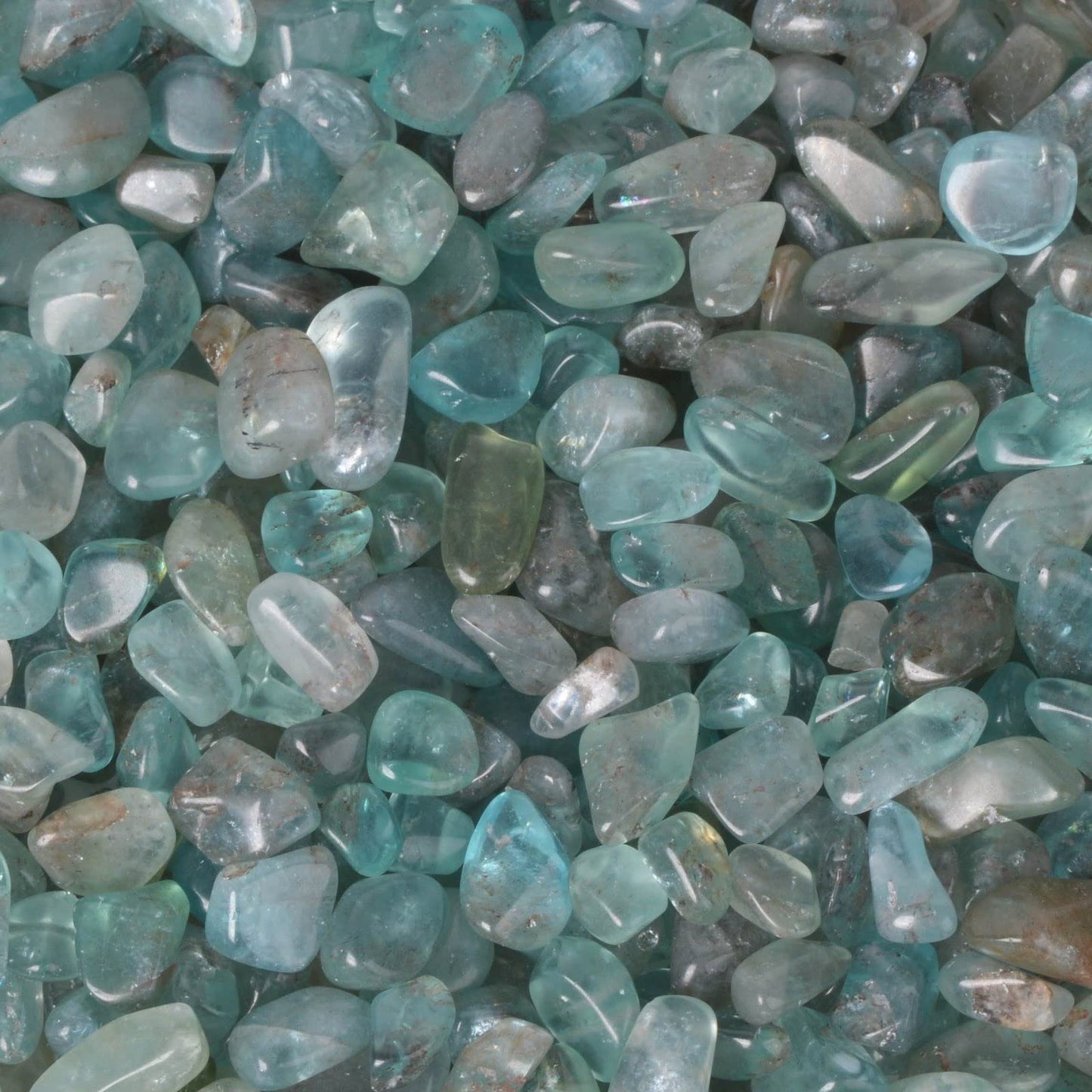 Natural Apatite Polished Chips Crushed Tumbled Stone Crystal Healing Embellishments 100 grams