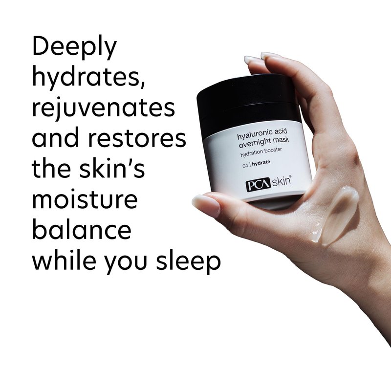 PCA SKIN Overnight Face Mask, Hyaluronic Acid Overnight Mask, Brightening Face Mask Rejuvenates and Hydrates Skin Overnight, Helps Boost Skin Radiance and Luminosity, Anti Aging Face Mask, 1.8 oz Jar
