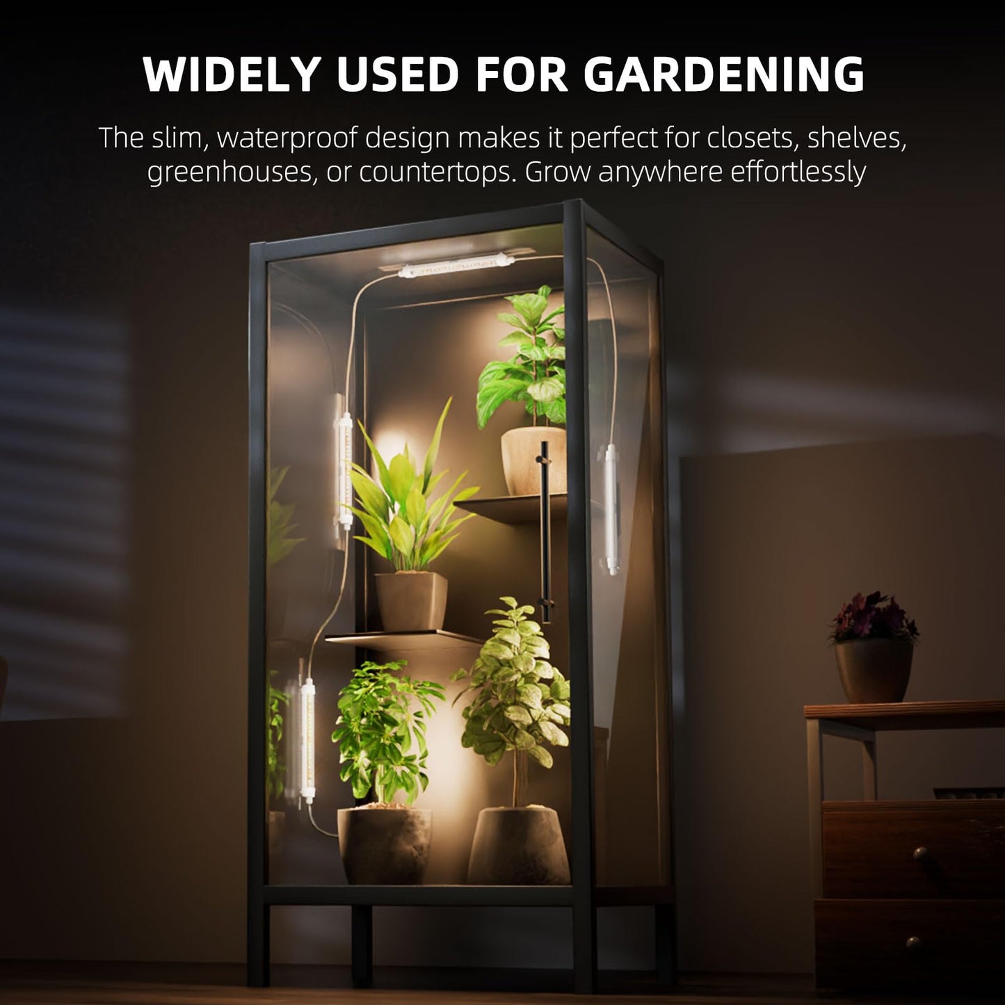 Spider Farmer Glow30 LED Grow Lights Kits, Sunlike Full Spectrum Integrated Plant Waterproof Growing Lamp Supplemental Bars for Grow Tent Indoor Greenhouse Plant Seedling Veg Flower, 4-Pack