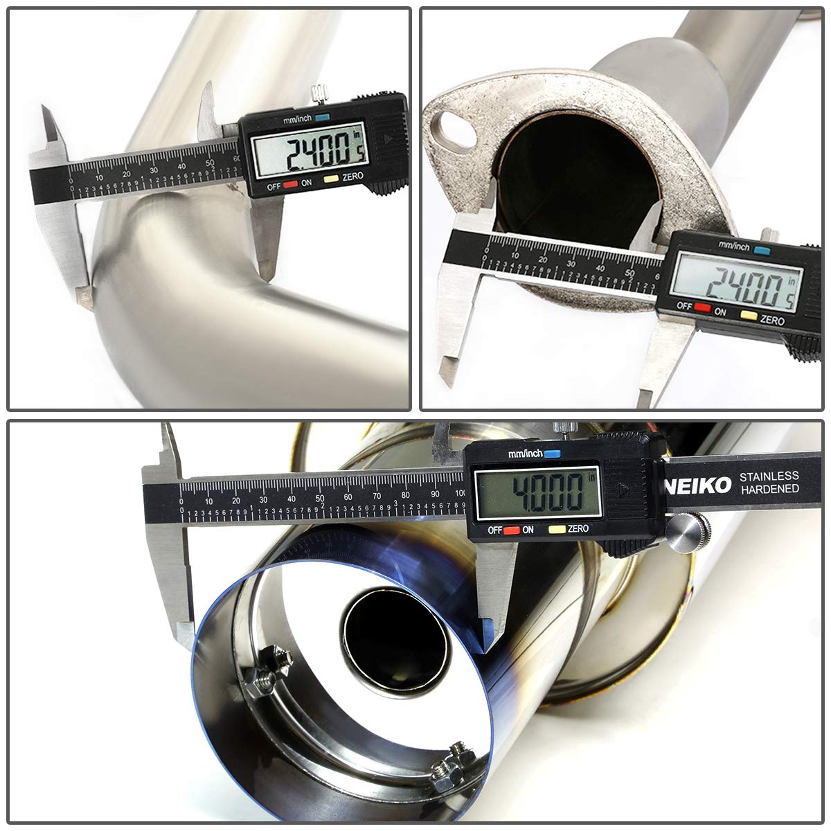 DNA MOTORING CBE-HC06EX-BT Catback Exhaust System [for 06-11 Honda Civic EX/LX/DX]
